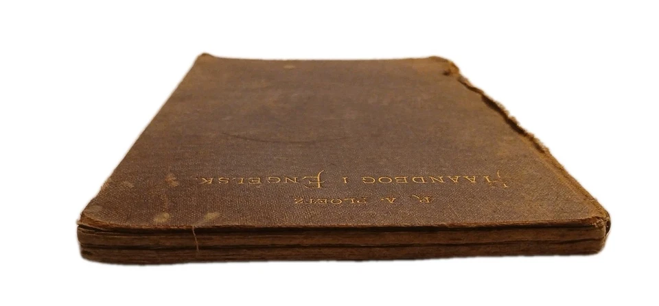 Antique Booklet R. A. Ploetz Handbook Of English 1887 Signed Danish As Is RARE   - Image 4 of 4