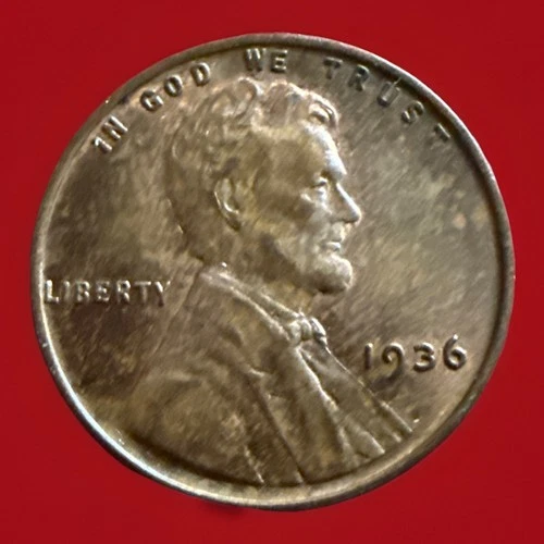 1936-P Lincoln Wheat Cent Red Rd BU Special Hard To Find This Nice 509