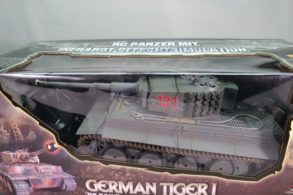 LE1061 TORRO 804 1/16 1:16 rare char Tank German tiger I Panzer RC WWII 131 - Image 4 of 4