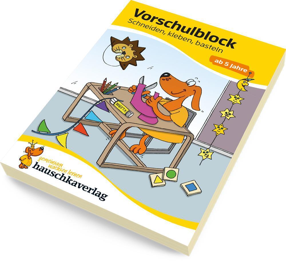 Thumbnail - Vorschulblock Ab 5 Jahre Für Junge Und Mädchen - Schneiden, Kleben,