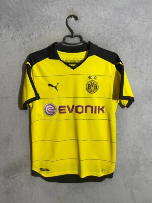 Borussia Dortmund Jersey Home football Soccer shirt 2015 - 2016 Puma Men Size S