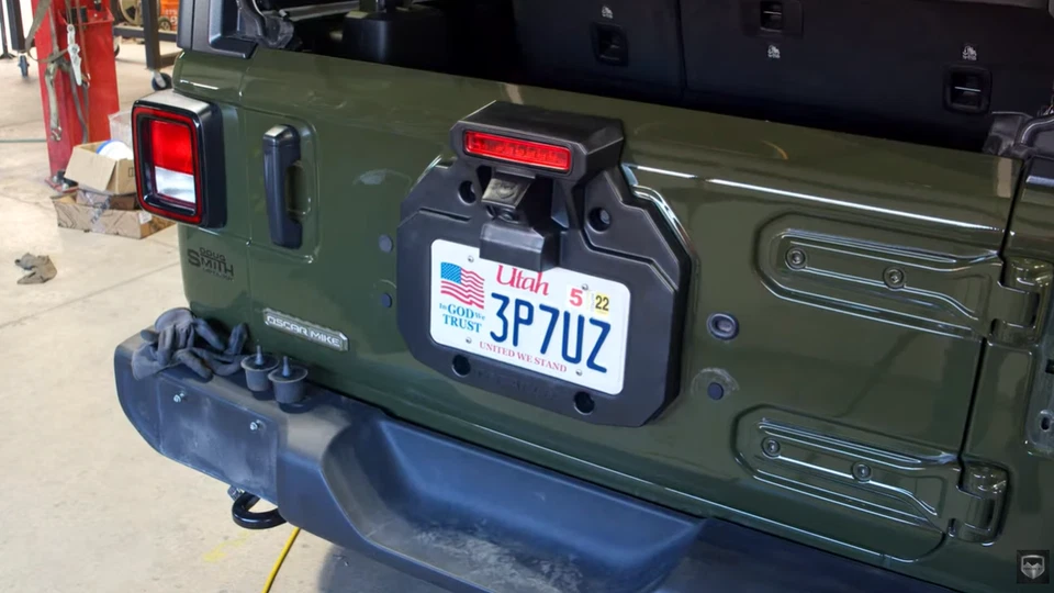 Kit de remoção de pneu sobressalente TeraFlex Alpha HD para Jeep Wrangler JL/JLU 18-24 - Imagem 2 de 3