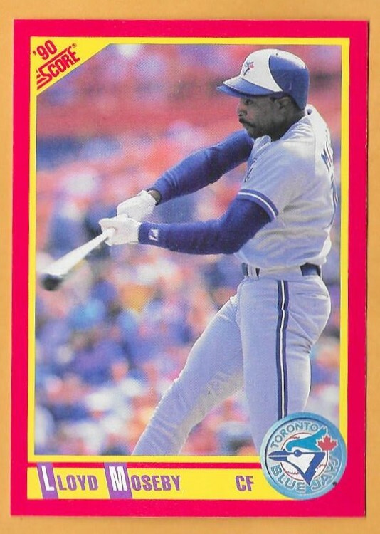 LLOYD MOSEBY TORONTO BLUE JAYS #404 - SCORE NM-MT 1990
