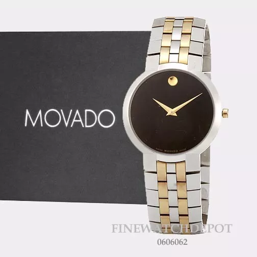 Movado two tone men's watch sale