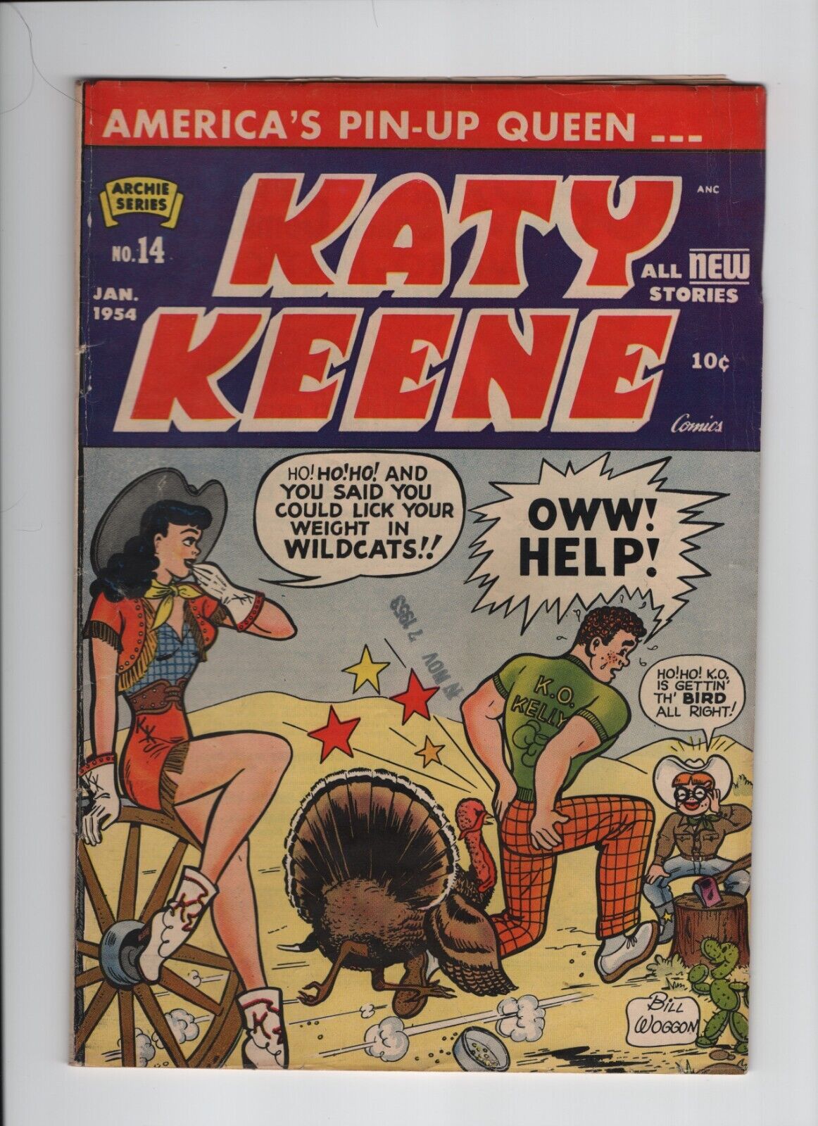Katy Keene 14 VG 4.0 Archie Comics GGA No Cut-Outs 1954