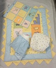 Vintage John Lennon Real Love Crib Bedding NEVER USED! Free Shipping 