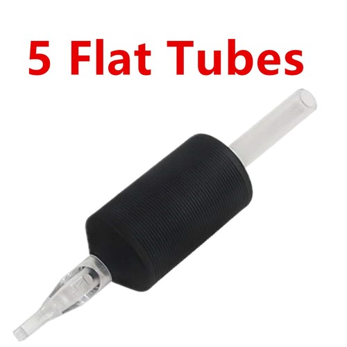 20/40 STCK. 1 Zoll 25 mm Tattoo Einweg Rohr klare Spitzen: rund, flach, Diamant - Bild 27 von 27