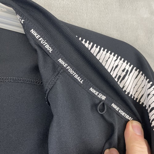 Chaqueta de fútbol Nike para hombre talla XL negra Dri Fit Dry Squad fútbol cremallera completa logotipo - Imagen 9 de 13