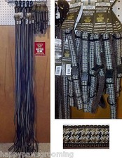 WHOLESALE LOT 48 Designer Houndstooth DOG COLLAR LEASH Lead PREMIUM 800 Retail