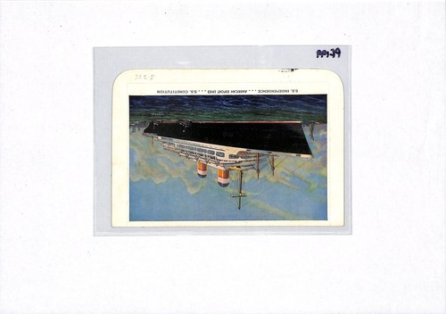 ISRAEL Paquebot USA Art Postcard Shipping Advert 1955 MARITIME {samwells}PF199 - Picture 7 of 12