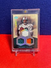 🔥🔥🔥2008 UD Premier Dan Marino Equipment Game Worn Jersey Helmet #PE-DM # 1/1