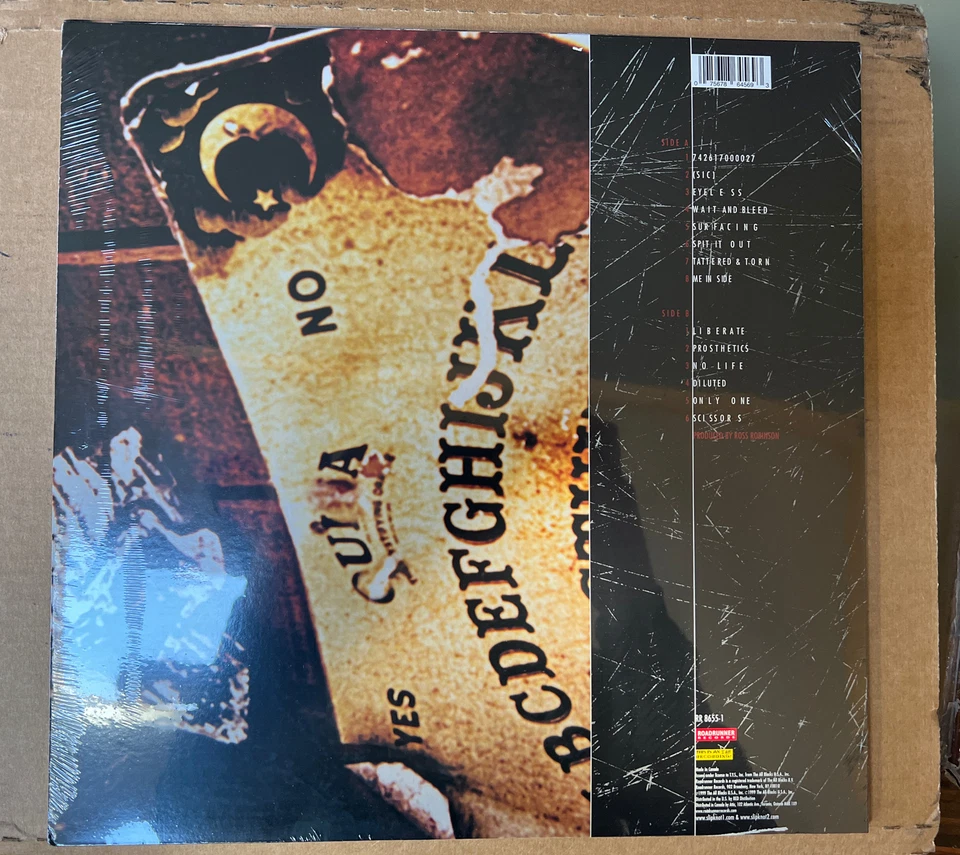 Slipknot - Slipknot - Self Titled - Limited Edition Lemon Yellow LP Vinyl - Image 2 of 2