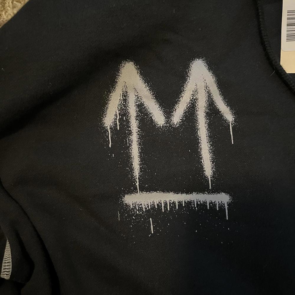 OFF WHITE X NIKE Felpa con cappuccio Nike Off White nera campione