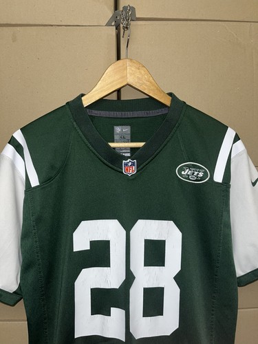 VINTAGE NY NEW YORK JETS #28 BUTCH JERSEY YOUTH XL NIKE NFL AMERICAN FOOTBALL - Picture 6 of 17
