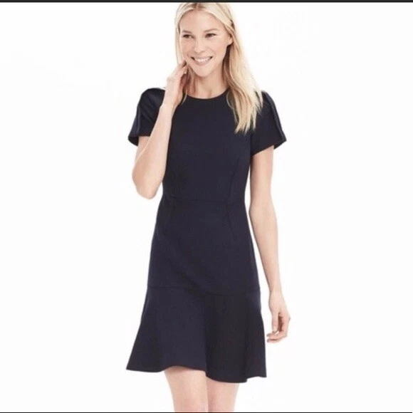 Banana republic cheap flounce dress