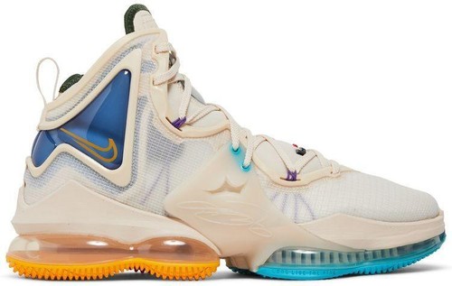 Nike Lebron 19 Space Jam DC9338-100 White Blue Men Size 12.5 