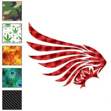 Tribal Angel Bird Wing, Vinyl Decal Sticker, 40 Patterns & 3 Sizes, #3087
