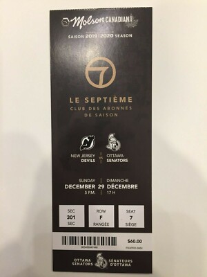 ottawa vs new jersey