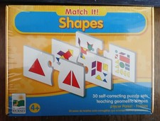 The Learning Journey Match It Puzzle Of Shapes, Ages 4 , Factory Sealed 