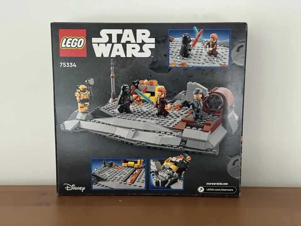 LEGO Star Wars 75334 Obi-Wan Kenobi vs. Darth Vader Brand New Sealed Retired Set - Image 2 of 4