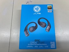 JLab Epic Open Sport True Wireless Earbuds- Black New