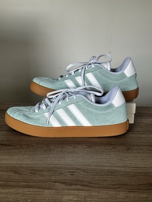 Adidas AE6161 Suede Mint Green Gum Sole Sneakers Men s 5.5 / Women s 6.5
