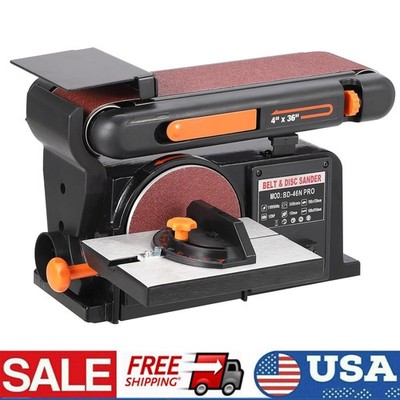 Benchtop Belt and Disc Sander w/ x 36 Belt, Disc and