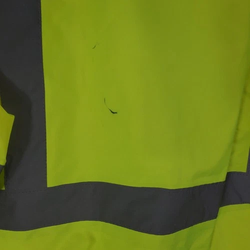 Radians Jacket Mens Large Yellow Black Hi Vis Reflective 3 In 1 Hooded Workwear image 10