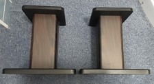 Wooden Speaker stands 30 c.m. high. Boxed. Free Postage.