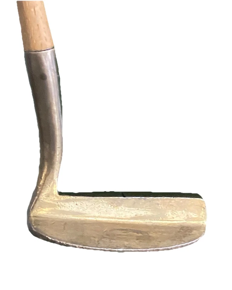 Putter Otey Crisman 22H Latón Napa Hoja Derecha Selma ALA Nogal 35" Club Muy Raro Foto 2 de 4