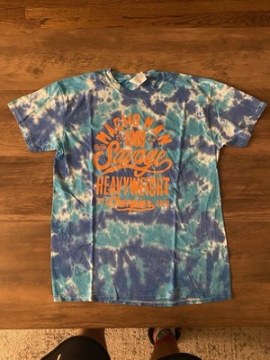 Macho Man Randy Savage Heavyweight Champion Tie-Dye Graphic T-Shirt Medium