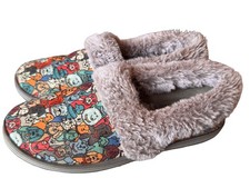 BOBS by Skechers Too Cozy Pooch Parade Slipper Shoes Women  s Size 6.5 Comfort