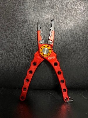 REAL METHOD fishing pliers with case red red