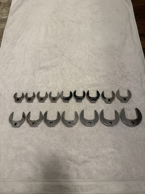 #ad Snap On 3 8 Drive Crow Foot Set 1in 2in $650.00