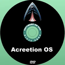 Latest New Release Acreetion OS Gnome Operating System for PC on DVD