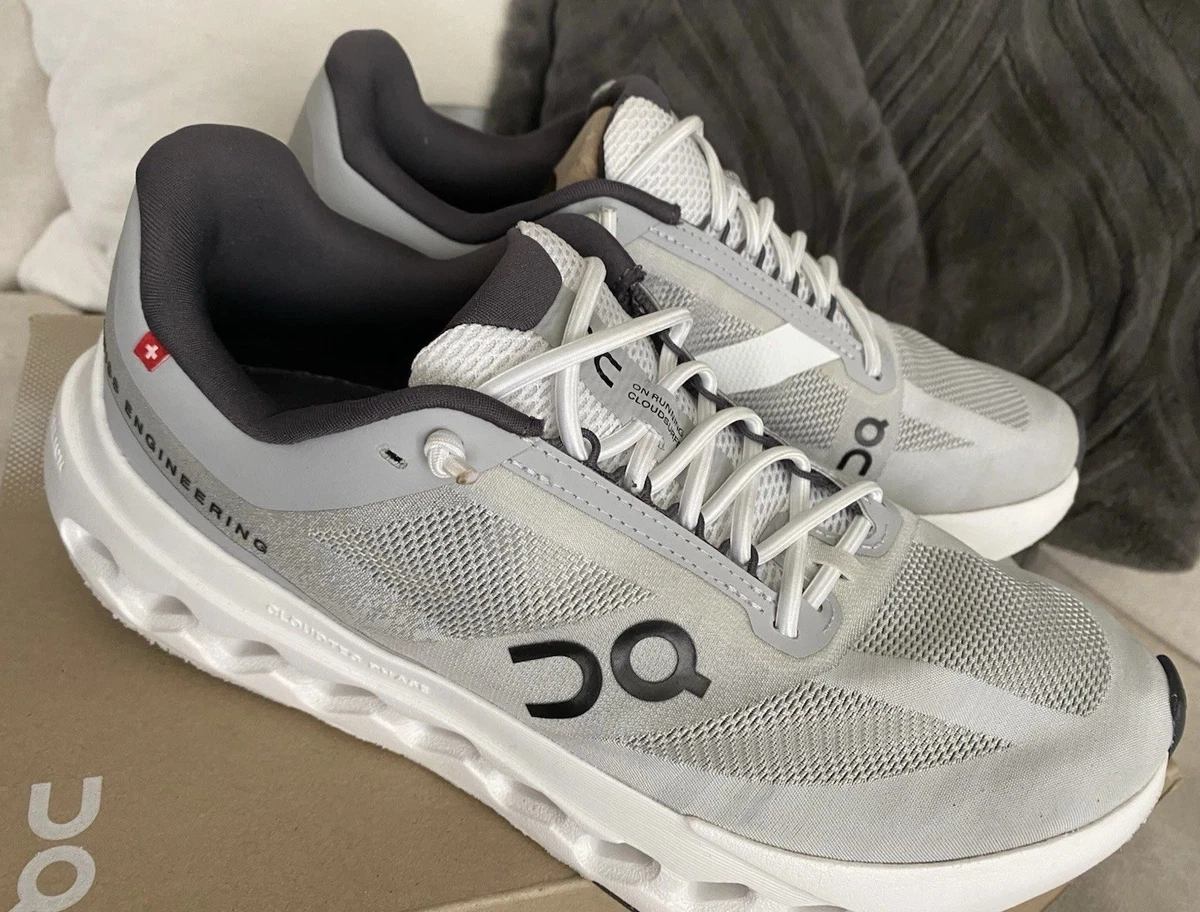 On Running Cloud Sneakers in Glacier Light Gray/White Men 9 Women 10.5 On Cloudrunner 3 Men main image 4
