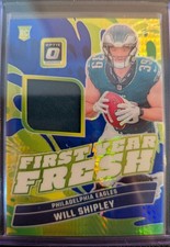 2024 Optic - First Year Fresh Will Shipley #FYF-WSY Blue Hyper Prizm (MEM, RC)
