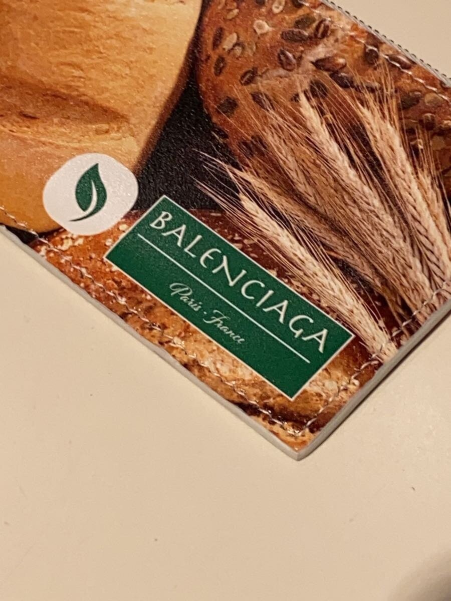 BALENCIAGA Graphic Print Coin Case Pass Case WHT All-over Pattern Men's thumbnail 3