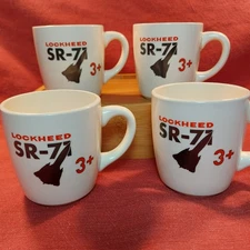 4 Lockheed SR-71 Blackbird 3+ Coffee Mugs