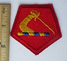 Ancien écusson MARYLAND US ARMY GARDE NATIONALE ÉTAT bord coupé original