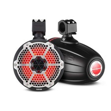 DS18 NXL-X8TPNEO/BK HYDRO 550W 8" Black Wake Tower Speakers w Radiator, Pair
