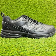New Balance 623v3 Mens Size 14 Black Athletic Leather Training Shoes Sneakers