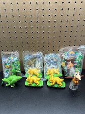1997 Burger King Kids Meal Toys Land Before Time complete set /8 4 NIP 4 LOOSE