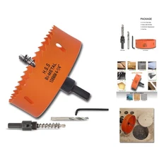 Versatile 4.25 Inch Hole Cutter with Arbor - Fast Chip Removal & Durable Design