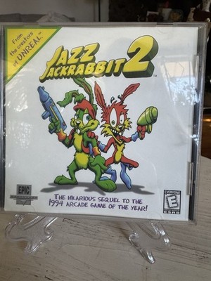 Jazz Jackrabbit 2 PC CD-ROM 1998 Complete Tested Epic MegaGames Rare