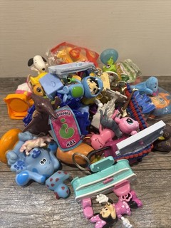 Large Mixed Lot of 50 Small Toys Bottom of the Toy Box Art Project