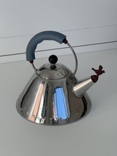 ALESSI 9093 Michael Graves Bird Whistle Hob Kettle - Blue