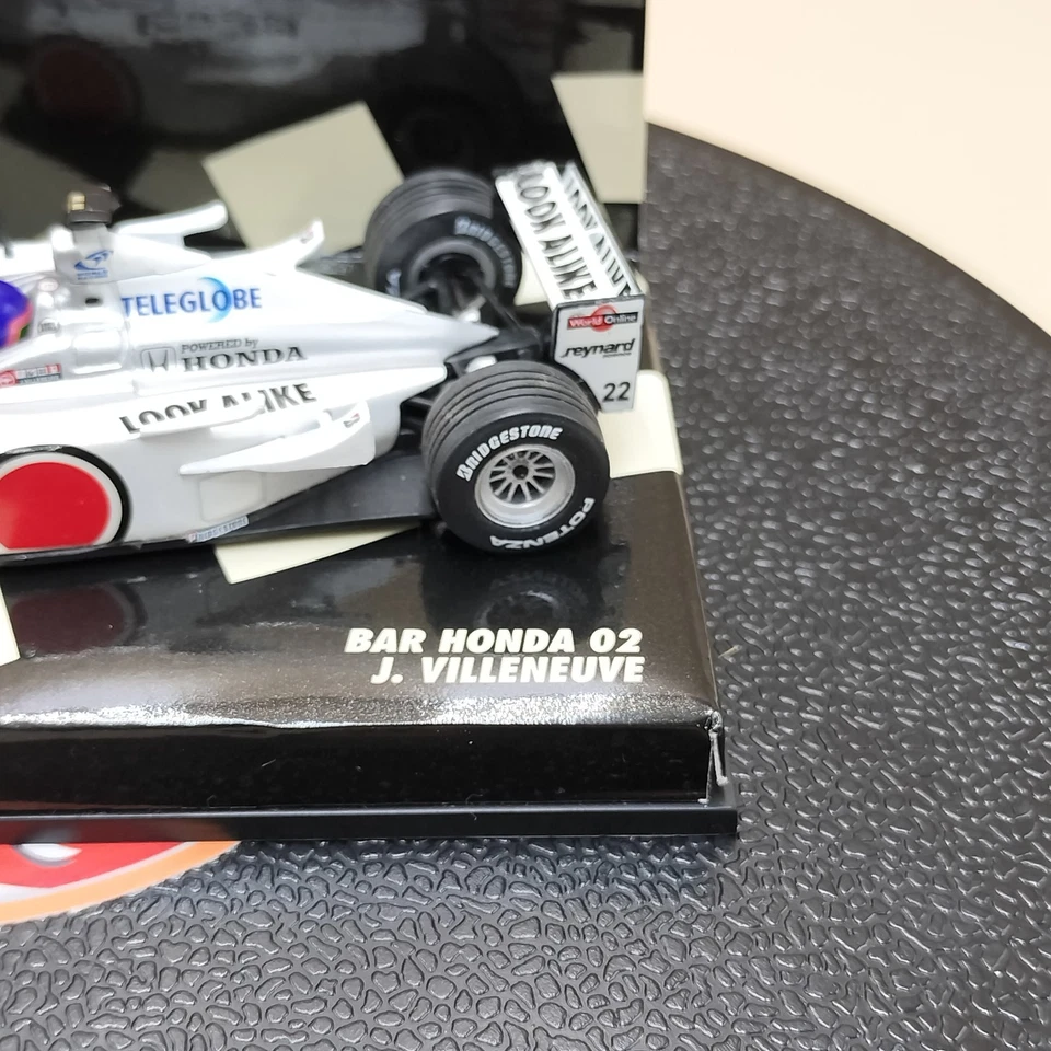 MINICHAMPS 1/43 BAR Honda Jacques Villeneuve #22 LOOK ALIKE 430000022 - Image 3 of 4