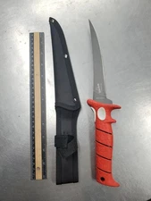 Bubba Blade 7" Tapered Flex Fillet Knife with Belt Sheath - New Open Box