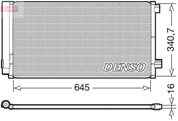 Kondensator Klimaanlage Denso DCN06020 FüR Fiat 500X 334AXE1A Jeep Renegade SUV-image
